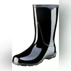 Sloggers Waterproof Women’s Rain Boots Size 9 Mid-Calf Mud & Muck Boots Black